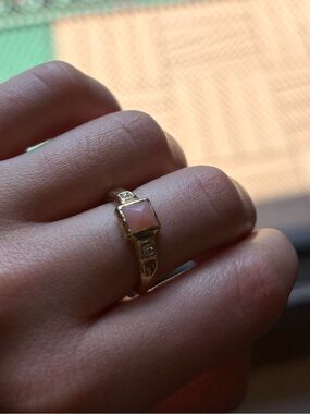 Pamela Love Opal Diamond Ring